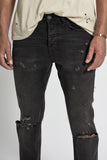 OneTeaspoon MENS BLACK METAL MR WHITES JEANS, MENS DENIM, OneTeaspoon, Elwood 101