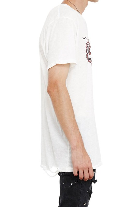 The People Vs MENS YOUNG GODS TEE OFF WHITE, MENS TEE SHIRTS, THE PEOPLE VS, Elwood 101