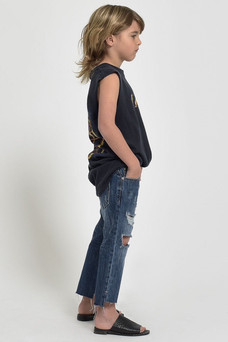 OneTeaspoon KIDS HOOLIGANS RELAXED STRAIGHT LEG JEAN, KIDS CLOTHING, OneTeaspoon, Elwood 101