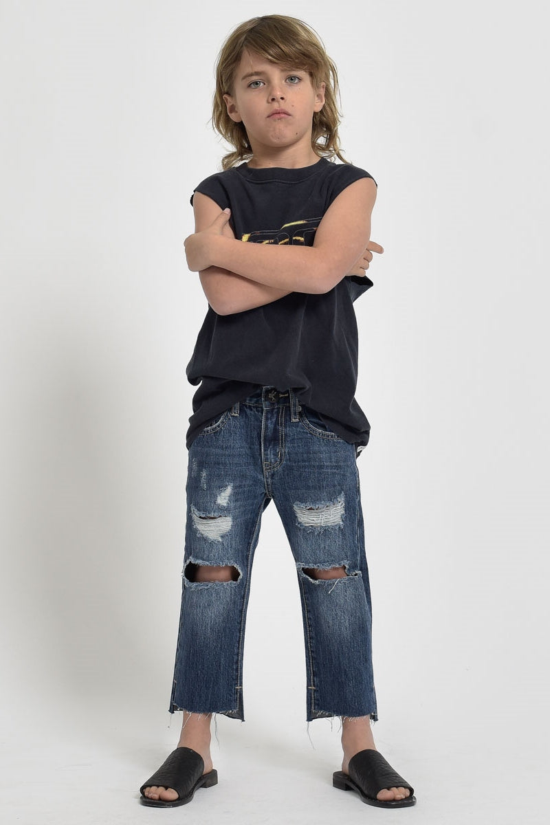 OneTeaspoon KIDS HOOLIGANS RELAXED STRAIGHT LEG JEAN, KIDS CLOTHING, OneTeaspoon, Elwood 101