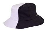 Fallen Broken Street THE FLIPSIDE BUCKET HAT - BLACK & WHITE, UNISEX HATS, FALLEN BROKEN STREET, Elwood 101