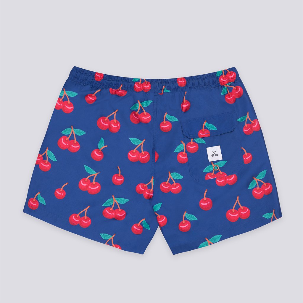 Skwosh Club MENS  CHERRY PICKER SWIM SHORTS, MENS SHORTS, SKWOSH CLUB, Elwood 101