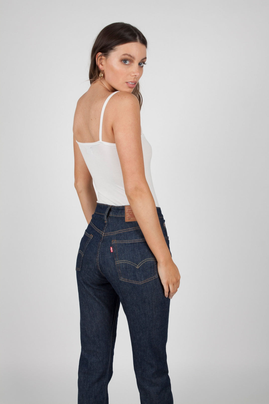 Bayse Brand SQUARE NECK BODYSUIT WHITE, WOMENS BODYSUITS, BAYSE BRAND, Elwood 101