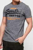 Superdry MENS PREMIUM GOODS DUO TEE FLINT GREY GRIT, MENS TEE SHIRTS, SUPERDRY, Elwood 101