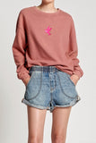 OneTeaspoon WOMENS BOWER BIRD LOGO SWEATER - WASHED PINK, WOMENS KNITS & SWEATERS, OneTeaspoon, Elwood 101