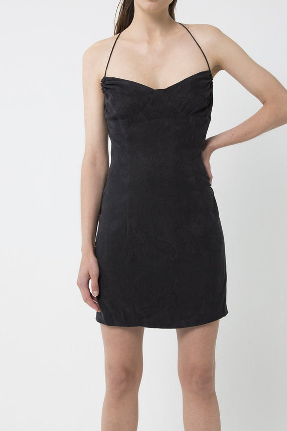 Third Form PAISLEY MINI DRESS BLACK.....Last One Available, WOMENS DRESSES, THIRD FORM, Elwood 101