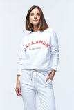 Casa Amuk WOMENS VARSITY SWEATER - WHITE, WOMENS KNITS & SWEATERS, CASA AMUK, Elwood 101