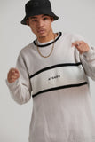 AFENDS MENS Campbell - Unisex Recycled Knit Crew - Glacier, MENS KNITS & SWEATERS, AFENDS, Elwood 101