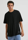 AFENDS MENS Classic - Hemp Retro Fit Tee - Black, MENS TEE SHIRTS, AFENDS, Elwood 101