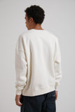 AFENDS MENS Maximum - Unisex Organic Crew Neck Jumper - Off White, MENS KNITS & SWEATERS, AFENDS, Elwood 101