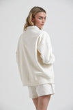 AFENDS MENS Maximum - Unisex Organic Crew Neck Jumper - Off White, MENS KNITS & SWEATERS, AFENDS, Elwood 101