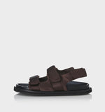 ALIAS MAE Womens Darcy Sandals - Choc Satin, WOMENS SHOES, ALIAS MAE, Elwood 101