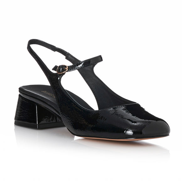 ALIAS MAE Womens Lucie - Black Crinkle Patent Leather Shoes, WOMENS SHOES, ALIAS MAE, Elwood 101