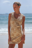 ARAMINTA JAMES Womens Sunseeker Terry Dress - Pecan, WOMENS DRESSES, ARAMINTA JAMES, Elwood 101