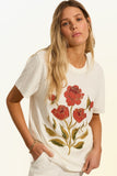 AUGUSTE THE LABEL Womens Roses Classic Tee - Off White, WOMENS TEES & TANKS, AUGUSTE THE LABEL, Elwood 101