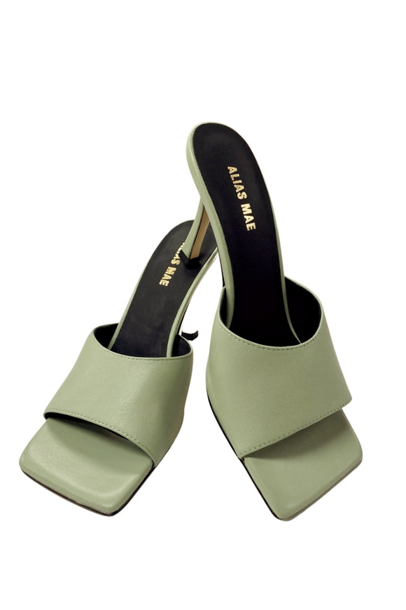 Alias Mae WOMENS LENI LEATHER HEELS - SAGE, WOMENS SHOES, ALIAS MAE, Elwood 101