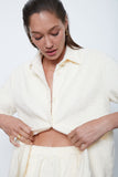Atoir WOMENS THE MONTENEGRO SHIRT - PAPYRUS, WOMENS TOPS & SHIRTS, ATOIR, Elwood 101