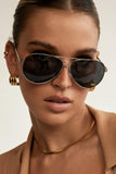 BANBE EYEWEAR Womens The Campbell Sunglasses - Silver /Smoke, SUNGLASSES UNISEX, BANBE, Elwood 101