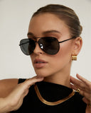 BANBE EYEWEAR Womens The Taylor Sunglasses - Black/ Black Fade, SUNGLASSES UNISEX, BANBE, Elwood 101