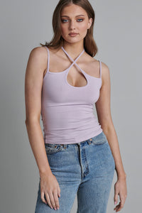 BAYSE BRAND Womens Rylee Crop Top - Lilac, WOMENS TOPS & SHIRTS, BAYSE BRAND, Elwood 101