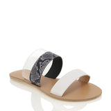 Billini WOMENS MILOS SLIDES SNAKEPRINT, WOMENS SHOES, BILLINI, Elwood 101