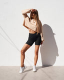 Bayse Brand WOMENS CYCLE SHORTS - BLACK, WOMENS SHORTS, BAYSE BRAND, Elwood 101