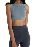 Bayse Brand WOMENS ELOUISE CREW CROP TANK - BLUE, WOMENS TEES & TANKS, BAYSE BRAND, Elwood 101