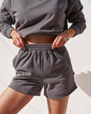 Bayse Brand WOMENS LOUNGE SHORTS - CHARCOAL, WOMENS SHORTS, BAYSE BRAND, Elwood 101