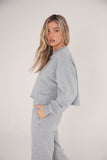 Bayse Brand WOMENS LOUNGE SWEATER - GREY MARLE, WOMENS KNITS & SWEATERS, BAYSE BRAND, Elwood 101