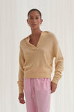 Blanca WOMENS LILLE KNIT - WARM YELLOW, WOMENS KNITS & SWEATERS, BLANCA, Elwood 101