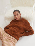Blanca WOMENS VALENCE KNIT - BROWN, WOMENS KNITS & SWEATERS, BLANCA, Elwood 101