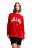 Casa Amuk WOMENS LIMITED EDITION VINTAGE JUMPER - RED, WOMENS KNITS & SWEATERS, CASA AMUK, Elwood 101
