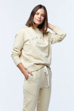 Casa Amuk WOMENS VARSITY SWEATER - BEIGE, WOMENS KNITS & SWEATERS, CASA AMUK, Elwood 101