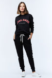 Casa Amuk WOMENS VARSITY SWEATER - BLACK/CHILLI, WOMENS KNITS & SWEATERS, CASA AMUK, Elwood 101