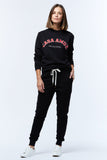 Casa Amuk WOMENS VARSITY SWEATER - BLACK/CHILLI, WOMENS KNITS & SWEATERS, CASA AMUK, Elwood 101