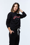 Casa Amuk WOMENS VARSITY SWEATER - BLACK/CHILLI, WOMENS KNITS & SWEATERS, CASA AMUK, Elwood 101