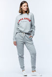 Casa Amuk WOMENS VARSITY SWEAT - GREY MARLE, WOMENS KNITS & SWEATERS, CASA AMUK, Elwood 101