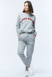 Casa Amuk WOMENS VARSITY SWEAT - GREY MARLE, WOMENS KNITS & SWEATERS, CASA AMUK, Elwood 101