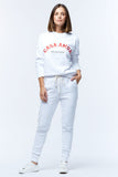 Casa Amuk WOMENS VARSITY SWEATER - WHITE, WOMENS KNITS & SWEATERS, CASA AMUK, Elwood 101