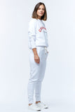 Casa Amuk WOMENS VARSITY SWEATER - WHITE, WOMENS KNITS & SWEATERS, CASA AMUK, Elwood 101