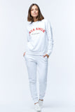 Casa Amuk WOMENS VARSITY SWEATER - WHITE, WOMENS KNITS & SWEATERS, CASA AMUK, Elwood 101