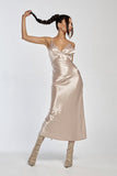 IZI ANGUS X RUNAWAY Womens Safia Slip Dress - Champagne, WOMENS DRESSES, RUNAWAY, Elwood 101
