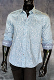 JOHN LENNON Mens Bridlington Paisley Shirt - Dust, MENS SHIRTS, JOHN LENNON, Elwood 101