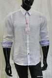 John Lennon Mens Sutton Linen Shirt - White, MENS SHIRTS, JOHN LENNON, Elwood 101