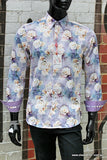 John Lennon Mens Norwegian Wood Long Sleeve Shirt Lilac, MENS SHIRTS, JOHN LENNON, Elwood 101