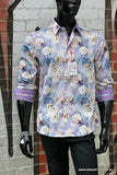 John Lennon Mens Norwegian Wood Long Sleeve Shirt Lilac, MENS SHIRTS, JOHN LENNON, Elwood 101