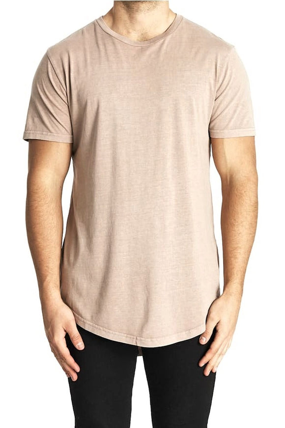 KISS CHACEY Mens Essentials Dual Curved Hem Tee - Sphinx, MENS TEE SHIRTS, KISS CHACEY, Elwood 101