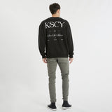 KISS CHACEY Mens Teralta Relaxed Jumper Jet Black, MENS KNITS & SWEATERS, KISS CHACEY, Elwood 101