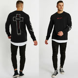 Kiss Chacey MENS FORTUNA LAYERED HEM SWEATER - JET BLACK, MENS KNITS & SWEATERS, KISS CHACEY, Elwood 101