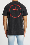 Kiss Chacey MENS MIRAGE RELAXED FIT TEE - ANTHRACITE BLACK, MENS TEE SHIRTS, KISS CHACEY, Elwood 101